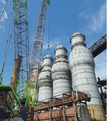 安耐克锥柱顶燃式热风炉