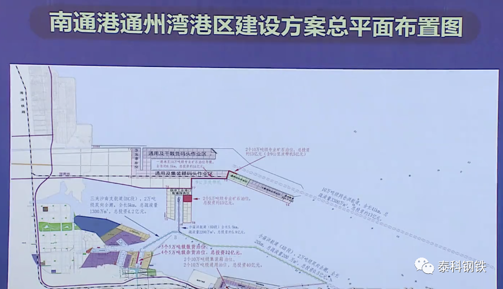 今天通州湾新出海口开工建设,标志着东方大港的世纪梦想正在化为现实